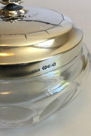 Georg Jensen Sterling Silver and Baccarat Crystal Confiture Glass Jar No 486