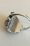 ジョージ ジェンセン ブルーストーン付スターリングシルバー リング No 11A