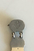 Georg Jensen Sterling Sølv Armbånd med grøn sten No 13