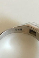 Ring in 14K White Gold with Brilliant