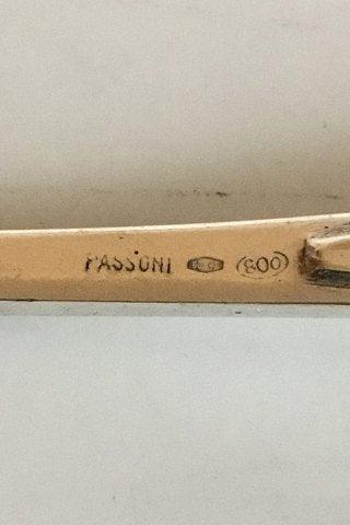 Passoni, Venedi. Ske i Sølv med bøjet hoved