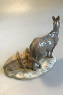 ロイヤルコペンハーゲン フィギュリン Two Donkeys No 1486。