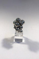 Georg Jensen Sterling Silber Ring Mondschein Trauben