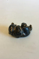 Royal Copenhagen Stoneware Figurine of Bear Cup No 21432