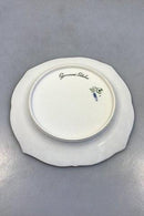 Royal Copenhagen Blå Fisketallerken med Guld No 1212/3002.