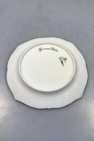 Royal Copenhagen Blå Fisketallerken med Guld No 1212/3002.