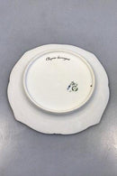 Royal Copenhagen Blå Fisketallerken med Guld No 1212/3002