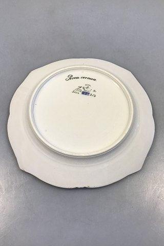 Royal Copenhagen Blå Fisketallerken med Guld No 1212/3002.