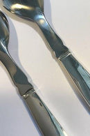 Georg Jensen Sterling Sølv/Stål Rune Serveringssæt, lille