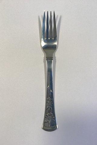 Orchidee Silber Tafelgabel Horsens Silversmith