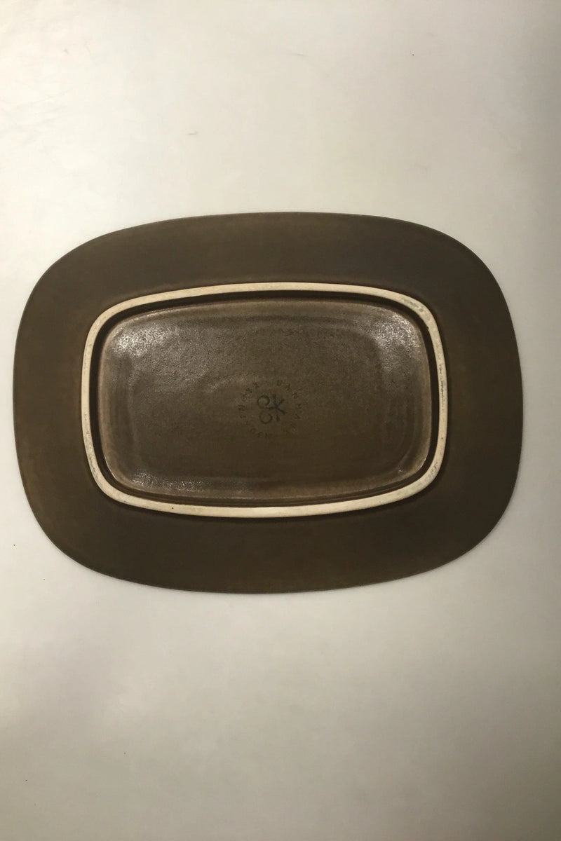 Bing og Grøndahl / Kronjyden Brun Azur Serveringsfad