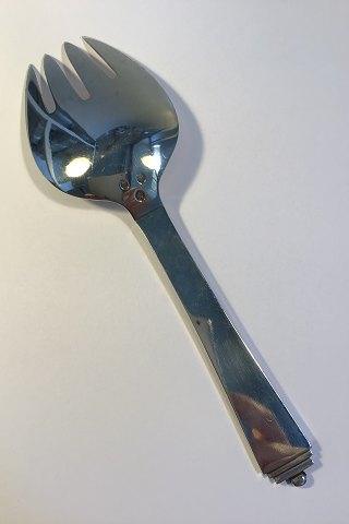 Georg Jensen Sølv Pyramide Serveringsgaffel No 112