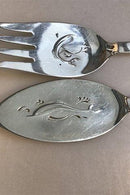 Georg Jensen Sterling Silber Pyramide Fisch Dinner Set