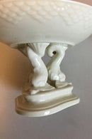 Bing & Grøndahl Elegance, Creme Lille skål opsat på tre delfiner No 66