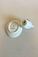 Royal Copenhagen Art Nouveau Stel 4 Højhankskop med underkop No 90/4, 1375/1052