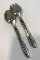 Toxsværd/Langlye Sølv/Stål Øresund Salatsæt