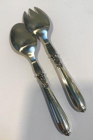 Toxsværd/Langlye Sølv/Stål Øresund Salatsæt