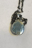 Georg Jensen 1997 Sterling Sølv Årsvedhæng med Labradorit Sten