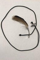 Ole Lynggaard Bomuldshalssmykke med Sterling Sølv Vedhæng