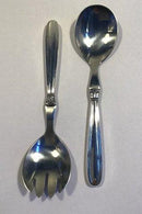Karina Silver Salad Serving Set
