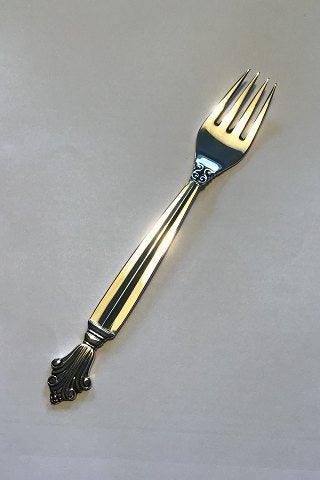 Georg Jensen Sølv Dronning Barnegaffel No 082