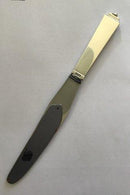 Georg Jensen Sterling Silber Pyramide Mittagessen Messer Nr. 023