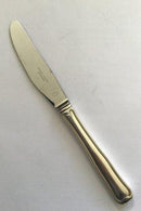 Georg Jensen Sterling Silver Double-edged Dinner Knife No 014 (ロングハンドル、グリルエッジ)