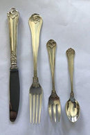 Cohr Saksisk Sølv Bestiksæt 12 personer (48 dele)