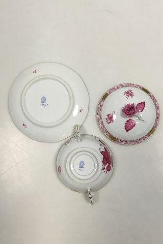 Herend Hungary Apponyi Purpur Bouillonkop No 744