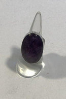Carl Ove Frydensberg Sterling Sølv Ring Ametyst
