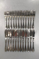 Hans Hansen Silber Nr. 3 Fischbesteck für 12 Personen (24 Stück)