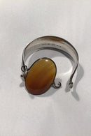 Georg Jensen Sterling Sølv Torun Arm Ring No 203 og Sten 203A