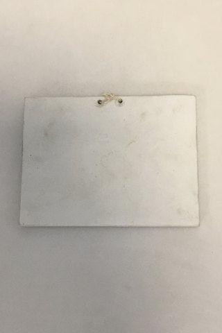 Bing & Grøndahl Biscuit Platte Amor med den tæmmede Løve nr. 76