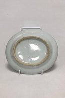 Kinesisk canton porcelæn (gold & green) ovalt fad.