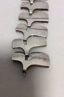 Vintage Georg Jensen Sterling Sølv Bredt Armbånd No 149 Ibe Dahlquist