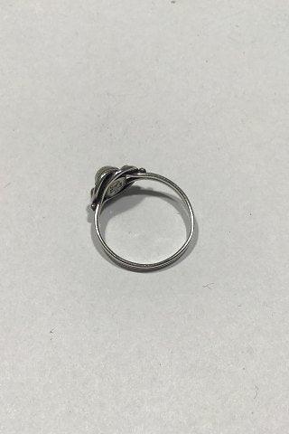 Georg Jensen Sterling Sølv Ring No 5 m Perle