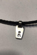 ジョージ ジェンセン レザーコードとスターリングシルバー ペンダント No 423 ビクトリー