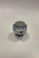 Royal Copenhagen Blau geriffelt Blaue geriffelte Spitze mit Goldrand Kleine Vase Nr. 1043