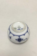 Royal Copenhagen Blaue geriffelte Umschlagvase Nr. 498