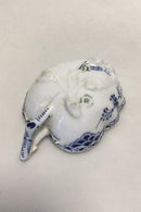 Royal Copenhagen Musselmalet Halvblonde Lille bladformet skål No 553