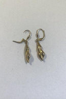 H Siersbøll 8 kt Gold Ohrringe