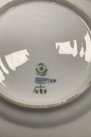 Royal Copenhagen Musselmalet Helblonde Flad Tallerken med guld No 1084