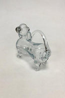 Antageligt Holmegaard Snapsehund i klart glas