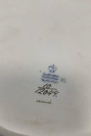 Royal Copenhagen Juliane Marie Stort Ovalt Serveringsfad med Håndtag No 12044