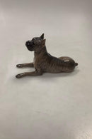 Royal Copenhagen Figur Liggende Boxer No 3635