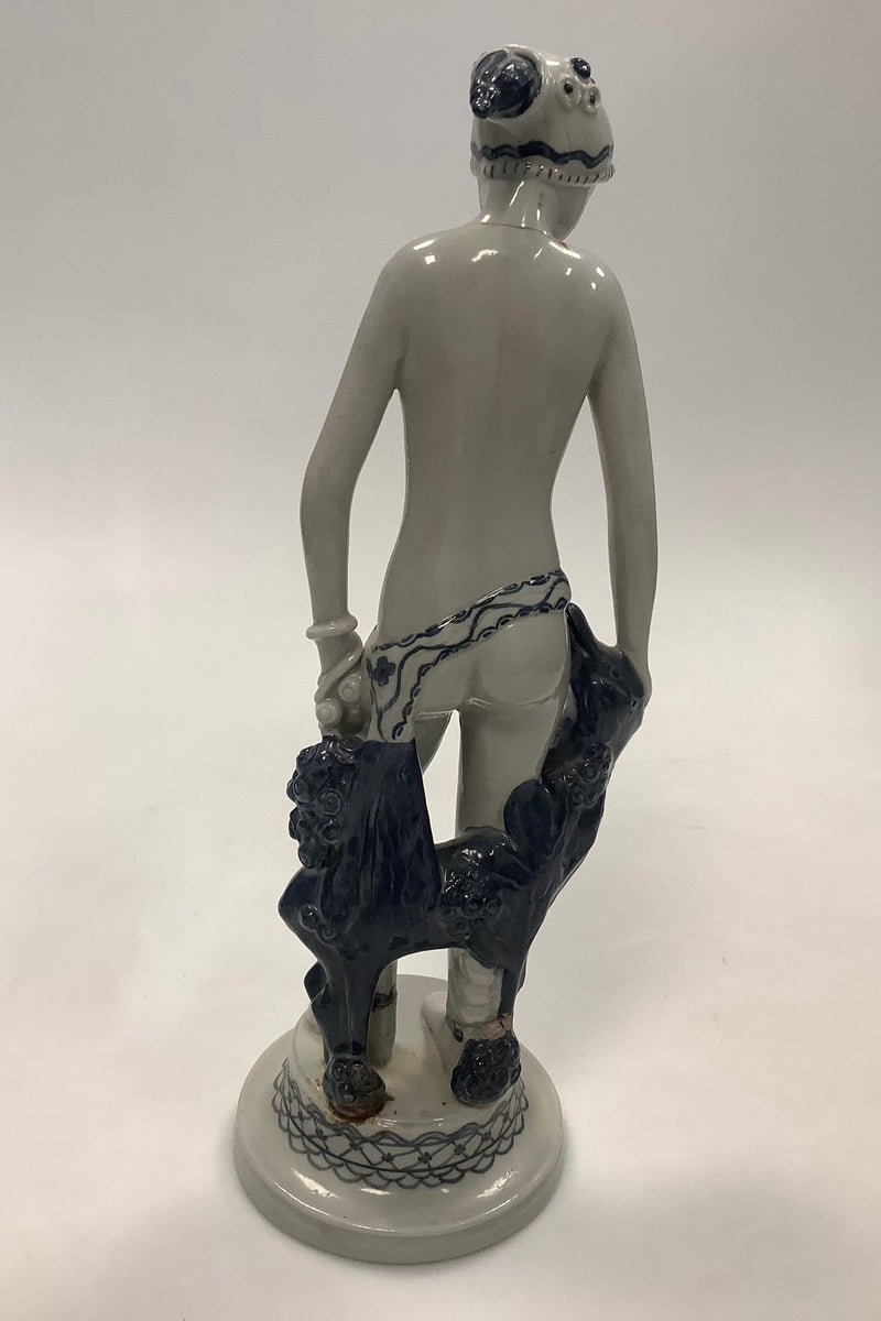 Royal Copenhagen Georg Thylstrup Figur af Pige med hund No 1967