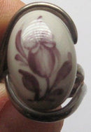 ロイヤルコペンハーゲンポーセリン・スターリングシルバーペンダント＆リング