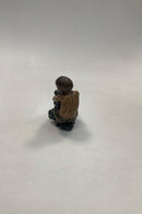 Bing og Grøndahl Figur af Kai Nielsen "Lille Bacchus med druer" No 4027 fra Druehøstserien