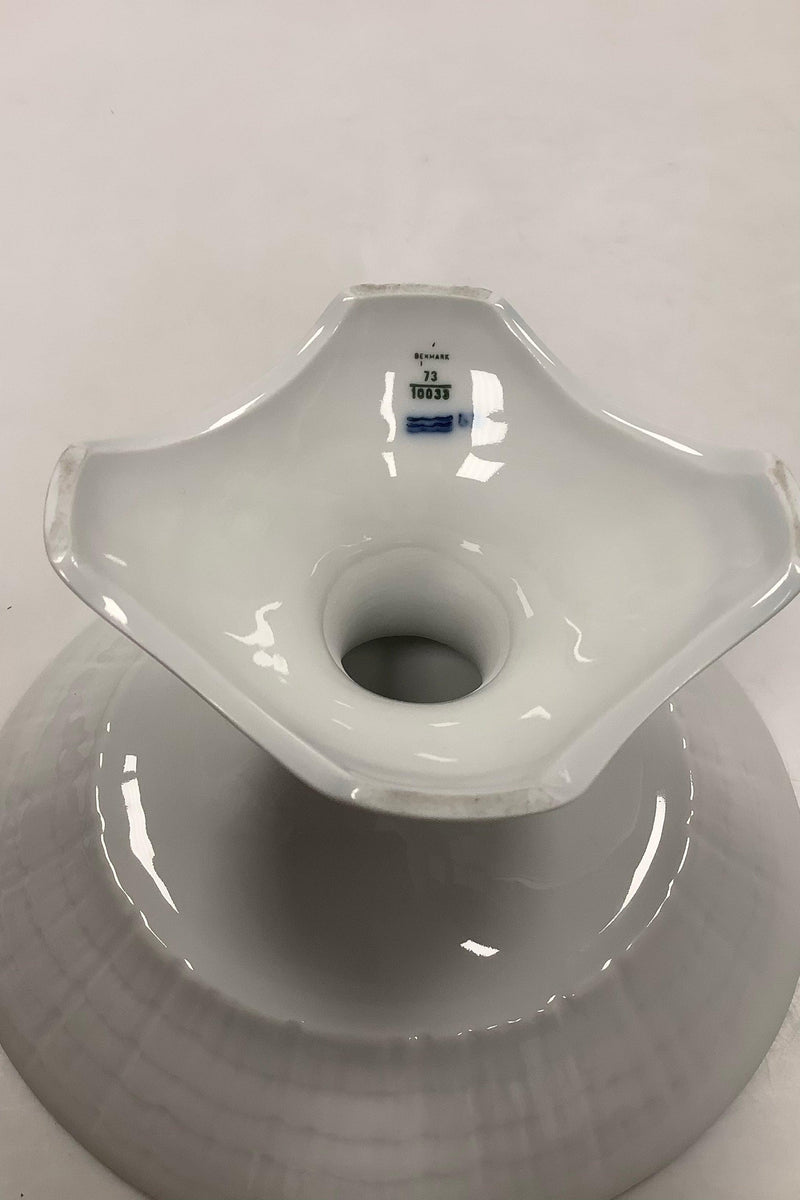 Royal Copenhagen Skærsommernatdrøm Oval Kageskål på Fod Lyseblå No 10033