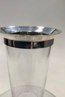 オーレ・パルスビーによるジョージ・ジェンセン/ホルムガード・デカンタ。ガラスとスターリングシルバーのマウント